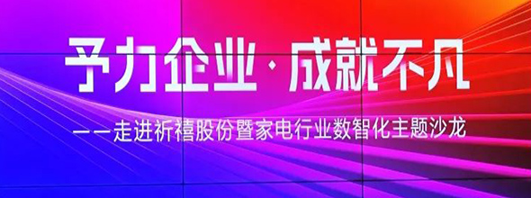予力企業(yè) 成就不凡——走進(jìn)祈禧股份暨家電行業(yè)數(shù)智化主題沙龍圓滿(mǎn)舉行